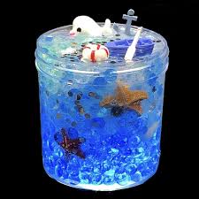 Excited To Share The Newest Addition To My Etsy Store Ocean Party Fishbowl Slim Slime En 2020 Recette Visqueuse Boue Maison Recette De Slime