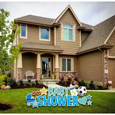 Take a look at this cute teddy bear themed baby shower! Baby Shower Boy Yard Card Signs Yard Greeting Signs Party Yard Sign