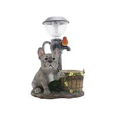 Dressed up with elegant detailing, its included planter base makes it easy to accentuate with colourful floral bushes and greenery. Wholesale Garden Resin Planter French Bulldog Accessories Polyresin Solar Light Dog Planter Set Buy Dog Planter Set French Bulldog Accesories Bulldog Decor Product On Alibaba Com