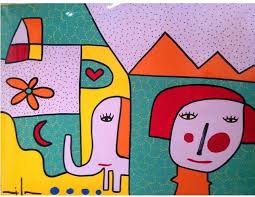 Untitled Painting By Milo Lockett The Local Vault Fondos Color Verde Arte Dibujos