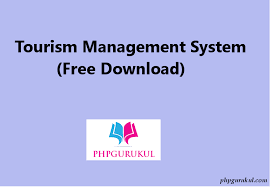Admin can add new airline records 2. Tourism Management System In Php Free Download With Source Code