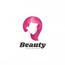 beauty woman face hair logo icon