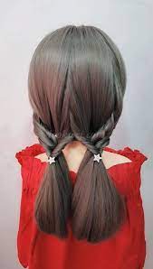 A Hairstyle For A 10 Year Old Girl Prcheski Girl Hairstyle Year Prcheski Long Hair Styles Hair Styles Hairstyle