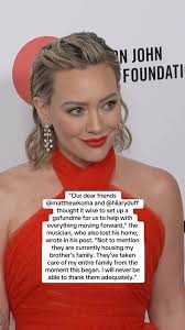 #MandyMoore’s family has found refuge at friend #HilaryDuff’s home amid the  ongoing Los Angeles #wildfires. Read more at the link in our bio.