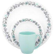 Kitchenware in this pattern included a variety of mixing bowls, casserole dishes, and refrigerator sets among other pieces. Walmart Corelle Livingware Day Dream 16 Piece Dinnerware Set Corelle Dishes Corelle Dinnerware Dinnerware Set