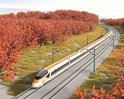 Image of highspeed train