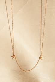 Tiny Initial Letter Necklace Initial Necklace Gold Fill Necklace 14k Gold Filled Necklace