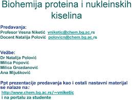 Biohemija Proteina I Nukleinskih Kiselina Pdf Dwrean Lhpsh