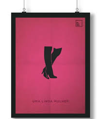 Capa Do Filme Uma Linda Mulher Classicos Quadros Minimalista Poster Classico