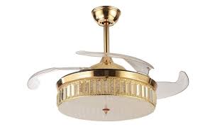 2020 popular 1 trends in lights & lighting, home improvement, automobiles & motorcycles, consumer electronics with ceiling fan fixture and 1. Crystal Ceiling Fan Lights Led Dimmable Chandelier Retractable Fan With Remote Mute Ceiling Fans For Dining Room Bedroom 42 Inch Gold Walmart Com Walmart Com