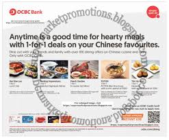 With ocbc balance conversion, combine multiple purchases on your credit card and convert multiple retail transactions into affordable monthly. Ocbc Bank 1 For 1 Dining Deals 11 July 2019 Supermarket Promotions