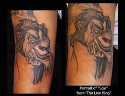 Lion King Scar Tattoos Scar Scar Tattoo Scar Lion King Tattoo Disney Tattoos
