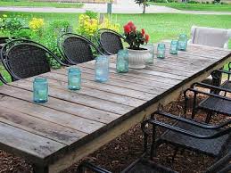 The Old White House 1 Dock 4x4 Fabulous Table Outdoor Farm Table Outdoor Farmhouse Table Diy Patio Furniture
