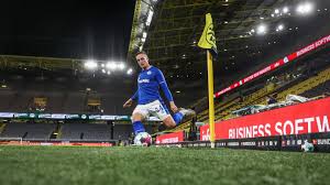Fahrmann, becker, mustafi, thiaw, kolasinac, stambouli, serdar, william, bentaleb, harit, hoppe. 2020 2021 Bundesliga 5 Borussia Dortmund Fc Schalke 04 Fussball Schalke 04