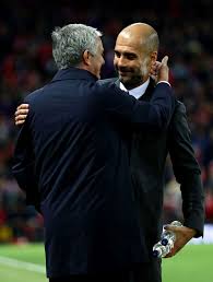 Mourinho points at pep guardiola during the first leg between inter and barcelona. Pep Guardiola On Jose Mourinho This Is What Happens When We See Each Other Football Sport Express Co Uk
