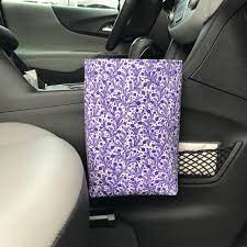 Purple Car Trash Bag Waterproof Lining Car Accessories For Etsy Car Trash Bag Car Accessories For Women Car Trash