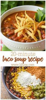 Quick Easy Taco Soup Recipe Video Lil Luna Recipe Taco Soup Recipe Easy Easy Taco Soup Quick And Easy Taco Soup Recipe