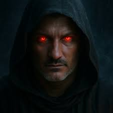 Dracula artwork with limited color palette