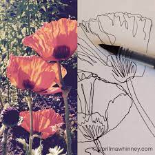 Discover thousands of premium vectors available in ai and eps formats. Print Pattern 2916 Trend Unfinished Floral Poppy Sketches Www Aprilmawhinney Com Print Patterns Abstract Artwork Print