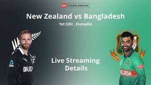 Nz vs ban stats : New Zealand Vs Bangladesh 2021 1st Odi When And Where To Watch Live Streaming Details
