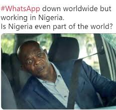Twitter memes are seen as subaltern tactics for participating in public discourses. See These Hilarious Tweets After Whatsapp Crashes Worldwide Except In Nigeria Gistmania