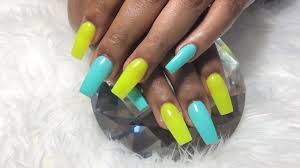 One of the hottest trends in nail fashion is yellow acrylic nails. Neon Yellow Coffin Acrylic Nails Nail And Manicure Trends
