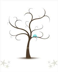 Fingerabdruck Baum Vorlage Liebestauben Sterne Muster Baum Deko Baum Vorlage Fingerabdruck Baum Baum Hochzeit