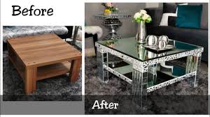 Diy Mirror Coffee Table Ikea Hack Youtube In 2020 Diy Mirrored Furniture Coffee Table Ikea Hack Mirrored Coffee Tables