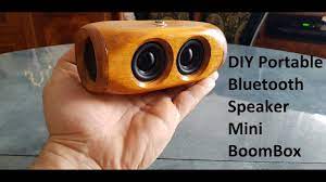 Diy Portable Bluetooth Speaker 2x5w Mini Boombox Mega Bass Youtube Bluetooth Speakers Portable Bluetooth Speaker Portable Bluetooth Speakers Minis