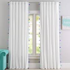 You'll find window coverings made from linen, silk and tweed in a host of colours and styles. Tassel Blackout Curtain Teen Curtains Pottery Barn Teen