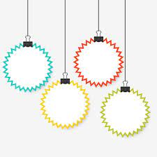 Abstract Hangging Circular Zigzag Banner Shape Frame Line Png And Vector With Transparent Background For Free Download Poster Background Design Powerpoint Background Design Creative Poster Design