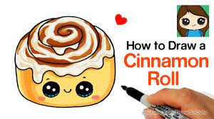 Then, you're in the right place! How To Draw A Cinnamon Roll Cute And Easy Draw So Cute Food Cute Pictures To Draw Easy Drawings For Kids
