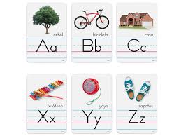 Although the spanish y can be either a consonant or a vowel, as a vowel it never takes an accent. Spanish Alphabet Card Bulletin Board Set At Lakeshore Learning