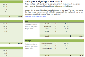 You can either do this on the same sheet or start a new sheet. Free Monthly Budget Spreadsheet For Excel Pdf