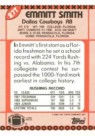 Emmitt Smith 1990 Score Rookie & Traded Dallas Cowboys Football Rookie Card  - Kbk Sports