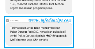 Setelah itu kalian hanya perlu. Cara Berhenti Paket Darurat Sos Telkomsel