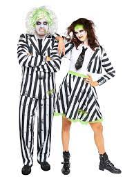 Beetlejuice, beetlejuice, brand, character, costume, womens tag: Adult Ladies Beetlejuice Costume 9907630 Fancy Dress Ball