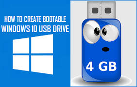 How To Create Bootable Windows 10 Usb Drive Usb Drive Windows 10 Usb