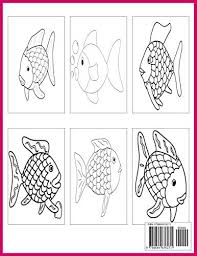 You can choose between the single printable image of rainbow fish or those that shows him when he was exploring the ocean with his companies. Astonishing Rainbow Fish Coloring Book This Astonishing Rainbow Fish Coloring Book Is Suitable For Kids From 4 Years And Up By R Mahaney Pamela Amazon Ae