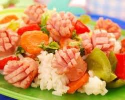 Recette De Riz Aux Saucisses Pour Enfants Recette Riz A La Saucisse Recette Riz Plat Pour Enfant