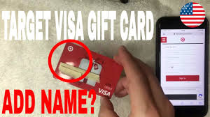 According to visa's card acceptance and chargeback management guidelines for visa merchants; How To Add Name To Target Visa Gift Debit Card Account Youtube