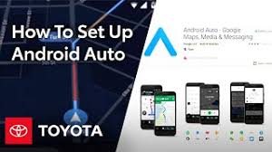 How To Set Up Android Auto Toyota Youtube