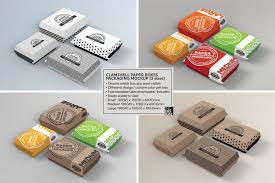 These are photographs of actual boxes, edited as psd files so you can easily customize their looks to your liking. Paper Clamshell Takeout Boxes Mockup Packaging Mockup Box Mockup Free Packaging Mockup