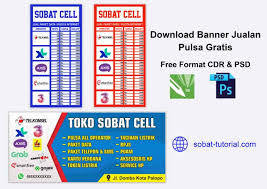 Maybe you would like to learn more about one of these? Contoh Spanduk Pulsa All Operator Gratis Cdr Dan Psd Sobat Tutorial
