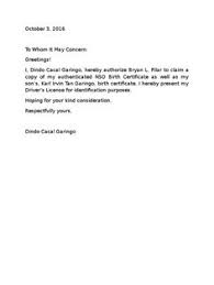 Check spelling or type a new query. Authorization Letter Sample For Psa Master Of Template Document