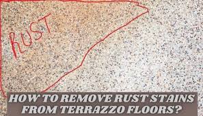How To Remove Rust Stains From Terrazzo Floors In 2020 Terrazzo Flooring Remove Rust Stains Terrazzo