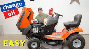 Husqvarna tractors/ride mowers owner's manual. How To Change Oil On A Husqvarna Lawn Mower Yth Youtube