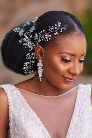 86 Chic Looks With Elegant Wedding Hairstyles Elegant Wedding Hair Natural Hair Wedding Natural Bridal Hair