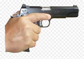 It is then equipped in the player's locker, and can be accessed during a game by pressing g, and the corresponding number a taunt has been assigned to. Gun Clipart Hand Gun Gun Hand Gun Hand Holding Gun Png Emoji Gun Hand Emoji Free Transparent Emoji Emojipng Com
