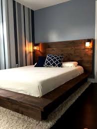 Here Is Our New Floating Platform Bed Frame It Has A Simple Design That Brings Rustic And Moder Wood Platform Bed Frame Wood Platform Bed Platform Bed Designs